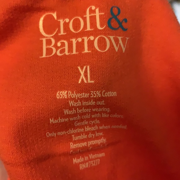 🍁Croft & Barrow Burned orange women’s sweater - Picture 2 of 3